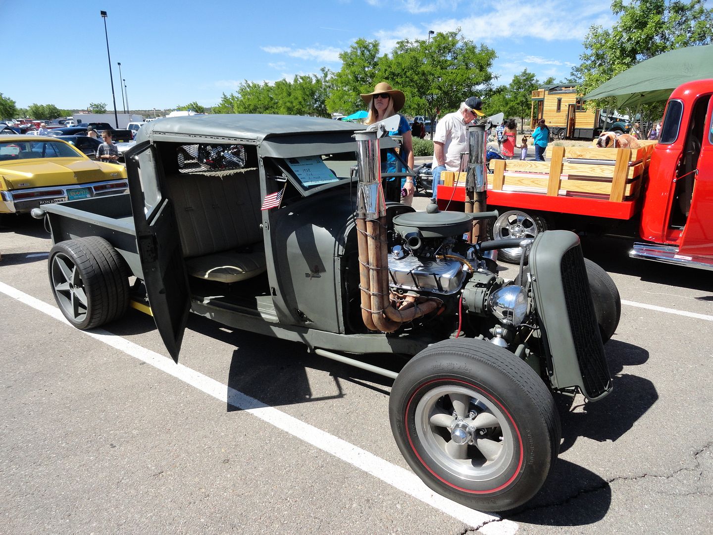 11th Edgewood, NM Father's Day Car Show Undead Sleds / Rat Rods Rule